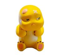 Générique Statuette Figurine Dragon Jaune Mignon Figurine Adorable Mignon à