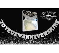 Générique STC - Guirlande Anniversaire Argent