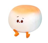 Générique Steamed Bun Plush Toys, Simulation Snack Plush Pillow, 7.87x7.87x8.66 inches Widely Applicable, Soft Decoration Doll, Nap Playtime Companion for Kids, Girls, Teens, Friends, Family