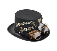 Générique Steampunk Top Hat - Gothic Victorian Costume | Unisex Felt Design