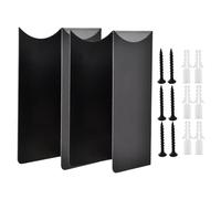 Générique Steel Wall Mount Organizer - 2 Piece Anti-Slip Rack, Garage and Workshop Storage Solution, Multi-Purpose Tool Holder for Home Basement Shed RV Truck Lawn Garden Yard Hardware Organization