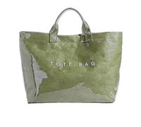 Générique Stellaya Womens Letters Print Tote Bag,Stellaya Fashion Retro Tote Bag,PVC Large Kraft Paper for Women (Green)