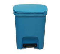 Générique Step-On Waste Bin - Recycling Trash Can With Foot Pedal, Durable Indoor/Outdoor Garbage Container, Easy-Clean Basket | Bathroom, Kitchen, Office, Patio, Backyard, Home, Apartment, Daily Use