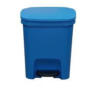 Générique Step-On Waste Bin - Recycling Trash Can With Foot Pedal, Durable Indoor/Outdoor Garbage Container, Easy-Clean Basket | Bathroom, Kitchen, Office, Patio, Backyard, Home, Apartment, Daily Use