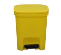 Générique Step-On Waste Bin - Recycling Trash Can With Foot Pedal, Durable Indoor/Outdoor Garbage Container, Easy-Clean Basket | Bathroom, Kitchen, Office, Patio, Backyard, Home, Apartment, Daily Use