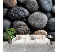 Générique Sticker Mural 3D Papier Peint Panoramique Vintage PavéS Peler Et Coller Fresque Murale 350x256 cm Gris Papier Peint Photo Créatif enfants DIY Salon intérieure Bureau Crèche