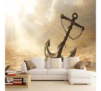 Générique Sticker mural haute qualité Ancre De Navire De Mer Autocollant Mural 250 x 175 cm Mer Girafe Déco murale autoadhésive Pour Chambre Salon Enfants Bébé Pépinière