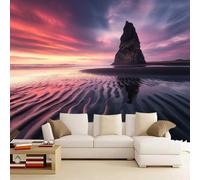 Générique Sticker mural haute qualité Banc Autocollant Mural 350 x 245 cm Bord De La Mer Girafe Déco murale autoadhésive Pour Chambre Salon Enfants Bébé Pépinière