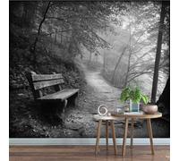 Générique Sticker mural haute qualité Banc Autocollant Mural 500 x 280 cm Arbres Ombragés Girafe Déco murale autoadhésive Pour Chambre Salon Enfants Bébé Pépinière