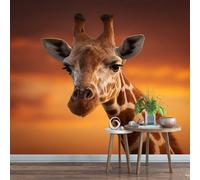 Générique Sticker mural haute qualité Girafe Autocollant Mural 250 x 175 cm Animal Girafe Déco murale autoadhésive Pour Chambre Salon Enfants Bébé Pépinière