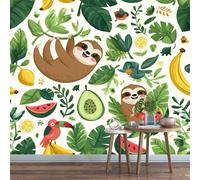 Générique Sticker mural haute qualité Paresseux Autocollant Mural 200 x 140 cm Animal Girafe Déco murale autoadhésive Pour Chambre Salon Enfants Bébé Pépinière