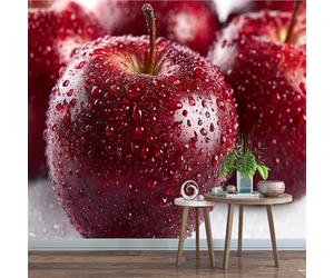 Générique Sticker mural haute qualité Pomme Autocollant Mural 430 x 300 cm Fruit Girafe Déco murale autoadhésive Pour Chambre Salon Enfants Bébé Pépinière