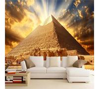 Générique Sticker mural haute qualité Pyramide Autocollant Mural 400 x 280 cm Soleil Girafe Déco murale autoadhésive Pour Chambre Salon Enfants Bébé Pépinière