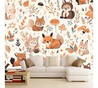 Générique Sticker mural haute qualité Renard Autocollant Mural 430 x 300 cm Dessin Animé Girafe Déco murale autoadhésive Pour Chambre Salon Enfants Bébé Pépinière