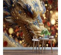 Générique Sticker mural haute qualité Tête De Dragon Autocollant Mural 366 x 254 cm Dragon Chinois Girafe Déco murale autoadhésive Pour Chambre Salon Enfants Bébé Pépinière