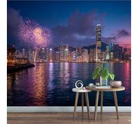 Générique Sticker mural haute qualité Ville Autocollant Mural 500 x 280 cm Immeubles De Grande Hauteur Girafe Déco murale autoadhésive Pour Chambre Salon Enfants Bébé Pépinière