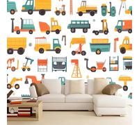 Générique Sticker mural haute qualité Voiture Autocollant Mural 250 x 175 cm Voiture De Dessin Animé Girafe Déco murale autoadhésive Pour Chambre Salon Enfants Bébé Pépinière