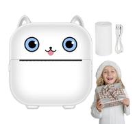 Générique Sticker Printer, 800mAh Thermal Label Printer with BT Connectivity, Small Wireless Label Maker, Includes 1 Roll of Printing Paper for to-Do Lists and Organization Tasks