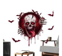 Générique Stickers Muraux Halloween Décoration effrayante autocollante et