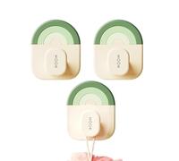 Générique Sticky Hook - No Drill Towel Hanger, ABS PVC Wall Hook Organizer | Removable And Reusable Adhesive Coat Hooks, Waterproof Holder For Bathroom, Kitchen, Closet, Door, And Home Storage Use