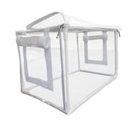 Générique Still Air Box - Bâche de Serre en PVC, Imperméable et Transparente, avec Structure Robuste, Jardinières Pliables, Serre de Jardin, Clair