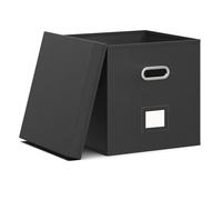 Générique Stockage de Disques - Organisateur De Disques Empilable avec Couvercle - pour Rangement Et Transport De Et Objets