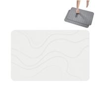 Générique Stone Bath Mat,Diatomaceous Earth Shower Mat,Non-Slip Absorbent Quick Drying Floormat,Multifunction Luxurious Diatomite Stone Mat for Bathroom,Living Room,Dining Room,Kitchen,Toilet