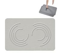 Générique Stone Bath Mat,Diatomaceous Earth Shower Mat,Non-Slip Absorbent Quick Drying Floormat,Multifunction Luxurious Diatomite Stone Mat for Bathroom,Living Room,Dining Room,Kitchen,Toilet