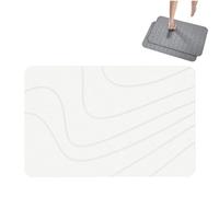 Générique Stone Bath Mat,Diatomaceous Earth Shower Mat,Non-Slip Absorbent Quick Drying Floormat,Multifunction Luxurious Diatomite Stone Mat for Bathroom,Living Room,Dining Room,Kitchen,Toilet