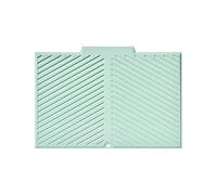 Générique Stone Dish Drying Mat - Instant Absorb | Eco-Friendly Natural Diatomite Bath and Kitchen Board, Fast-Drying and, Sleek Modern Slate Design, Non-Slip Base; Perfect for Luxury Kitchens