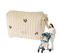 Générique Storage Bag Stroller, Organizer Large Capacity, Zippered Pouch for Bottles, Wipes, Phone, Keys, and Cleaning Supplies, Dads, Travel, Walking, Shopping, Daily Outings