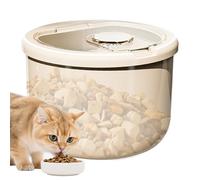 Générique Storage Bin - Sealed Storage Container, Food Treat Dispensing Barrel, Airtight Seal Freshness System, Convenient Opening Function, Kitchen Pantry Organization, Puppy Kitten Snacks Blue