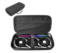 Générique Storage Case, Portable Graphics Card Bag, Waterproof Wear Resistant Pouch with 11x8 inches Capacity, Large Protector Cases for Computer Cards, Game Cards, Home, Studio, Travel, Black