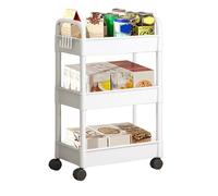 Générique Storage Trolley - Mobile Organizer, Rolling Cart | Sturdy Frame, Large Capacity, Smooth-Running Wheels, Ideal for The Office, Workshop, Craft Room, Practical Storage Solution, Flexible Use