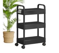 Générique Storage Trolley - Mobile Organizer, Rolling Cart | Sturdy Frame, Large Capacity, Smooth-Running Wheels, Ideal for The Office, Workshop, Craft Room, Practical Storage Solution, Flexible Use