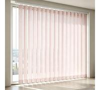 Générique Store à Lamelles Vertical Anti-UV Isolés Thermiquement pour Intérieur Fenêtres de Maison et Appartement, Store Californien avec Angle de Rotation de 180°(Rose,B230xH220cm)
