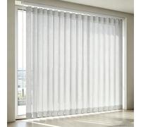 Générique Store à Lamelles Vertical Anti-UV Isolés Thermiquement pour Intérieur Fenêtres de Maison et Appartement, Store Californien avec Angle de Rotation de 180°(Gris,B300xH100cm)