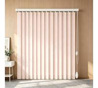 Générique Store Californien pour Les Bureaux et pour la Maison et l'Appartement, Stores à Bandes Verticales d'Intérieur avec Supports, Rideau Coulissant Protection Solaire 60-300cm(Rose,B280xH220cm)