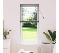 Générique Store de Fenêtre avec des Rideaux Gris foncé Aluminium,Maison & Jardin,Décorations,Habillages de fenêtre,Stores vénitiens & Stores en Toile,Gris,0.82 KG,42006038