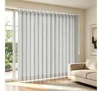 Générique Store Vertical Isolant Thermique et Anti-UV, Rideau Coulissant à Lamelles Filtrage de La Lumière Intérieur, Store Californien Occultants Kit Complet pour Porte-Fenêtre(Gris,B100xH180cm)
