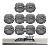 Générique Stove Child Proof Knobs - PP Standard Size | Stove Knob Cover, Safety Stoves Lock | 10 Pcs Stoves Stopper Knob Safety Covers For Kids Cooking Kitchen Protection Home Use