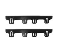 Générique Stove Covers 2 Pack | Stainless Steel, 13.8in X 4.1in X 0.9in Each | Adjustable Heat-Resistant Sealing Strip For Oven, Countertop | Easy Clean Kitchen Set