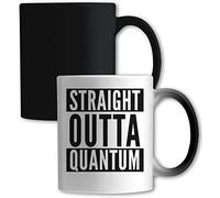 Générique Straight Outta Quantum Funny Physics Meme Tasse à Changement de Couleur Blanc One Size