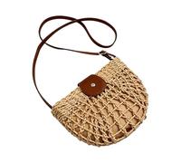 Générique Straw Beach Bag Straw Hollowed-out Large Capacity Wallet