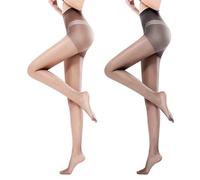 Générique Stretch Anti-Scratch Stockings, 15d Ultra-Thin High Waist Pantyhose, Soft Elastic Sheer Tights with Control Top