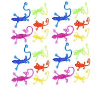 Générique Stretchy Sticky Lizard - TPR 20pcs Set | Sticky Climbing Lizard Toy, Window Crawling Fidget Toy Set, Stretchable Sensory Stress Relief Toys, Kids Party Goodie Bag Favor | Kids Play