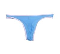 Générique String en Maille Aérée pour Homme pour L'Été Transparent Et SéduiAvec Poche Frontale Sexy Slip Sexy pour Les Boîtes De Nuit Slip Sexy Taille BasDévoilant Les Fesses Modèle String Sexy