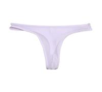 Générique String en Maille Aérée pour Homme pour L'Été Transparent Et SéduiAvec Poche Frontale Sexy Slip Sexy pour Les Boîtes De Nuit Slip Sexy Taille BasDévoilant Les Fesses Modèle String Sexy