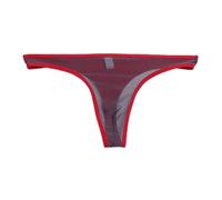 Générique String en Maille Aérée pour Homme pour L'Été Transparent Et SéduiAvec Poche Frontale Sexy Slip Sexy pour Les Boîtes De Nuit Slip Sexy Taille BasDévoilant Les Fesses Modèle String Sexy