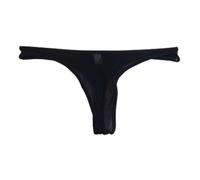 Générique String en Maille Aérée pour Homme pour L'Été Transparent Et SéduiAvec Poche Frontale Sexy Slip Sexy pour Les Boîtes De Nuit Slip Sexy Taille BasDévoilant Les Fesses Modèle String Sexy